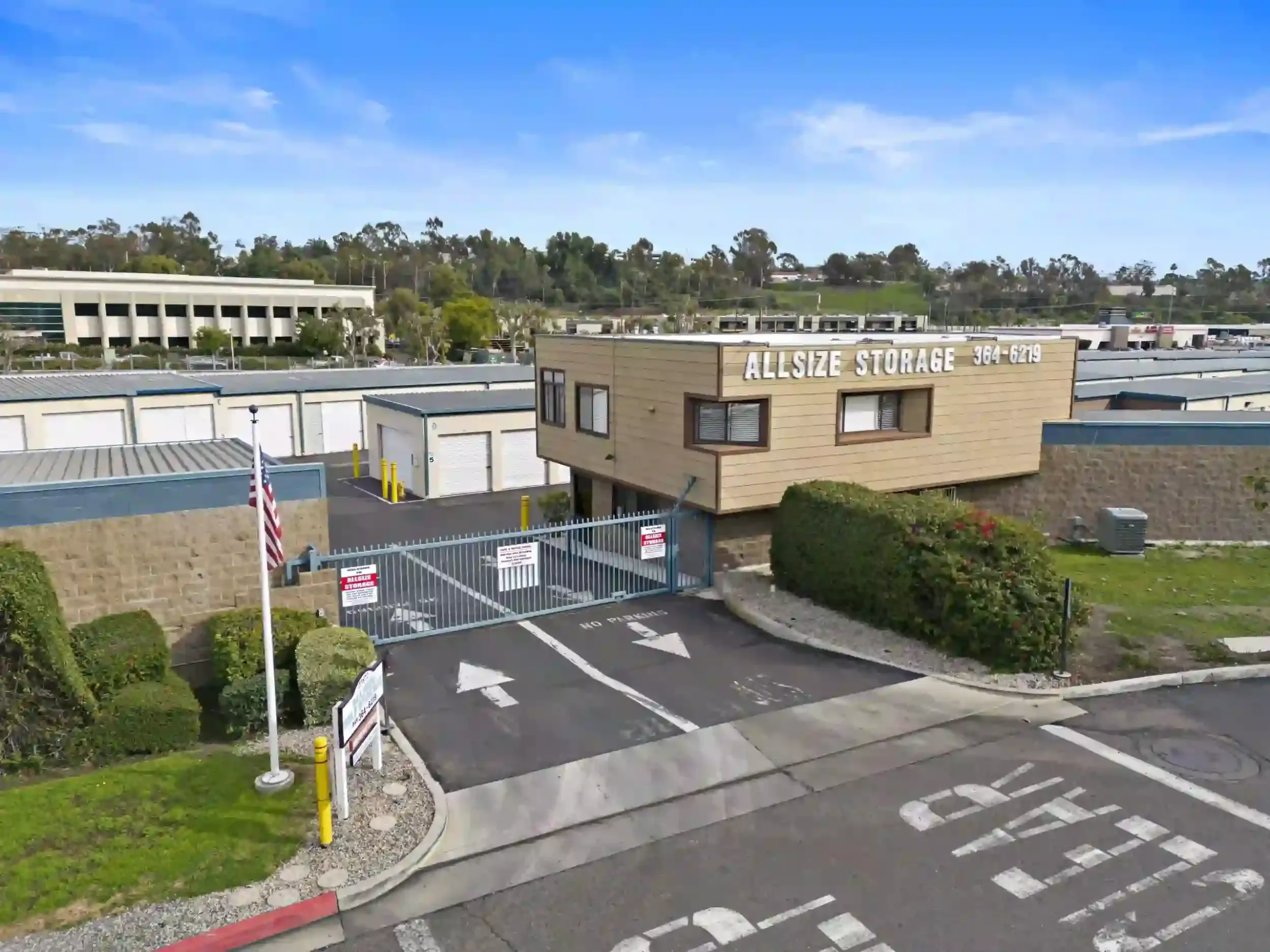 Entrance at Allsize Self Storage