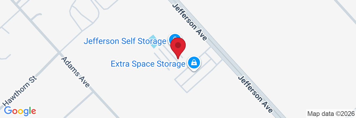 Map showing facility locations