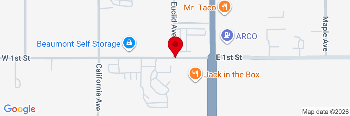 Map showing facility locations